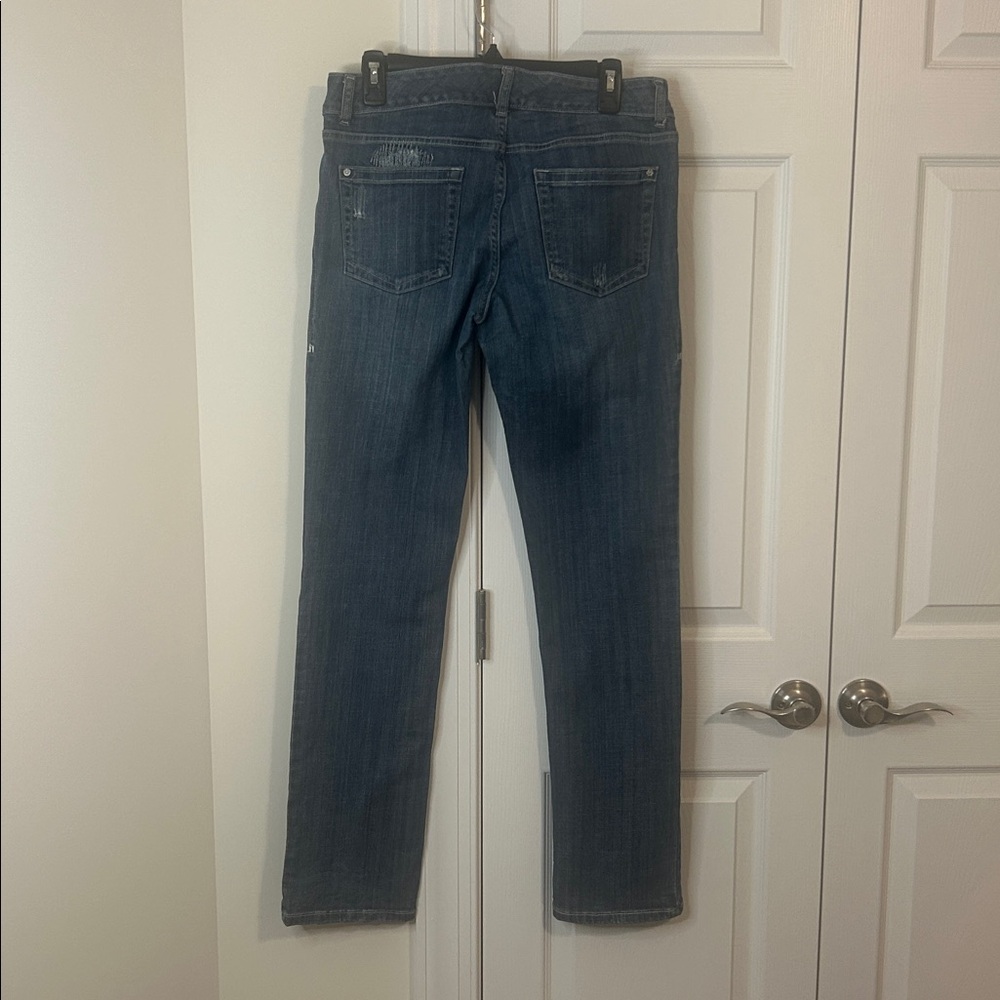 a.n.a Women's Dark Blue Straight Leg Jeans - Picture 3 of 3